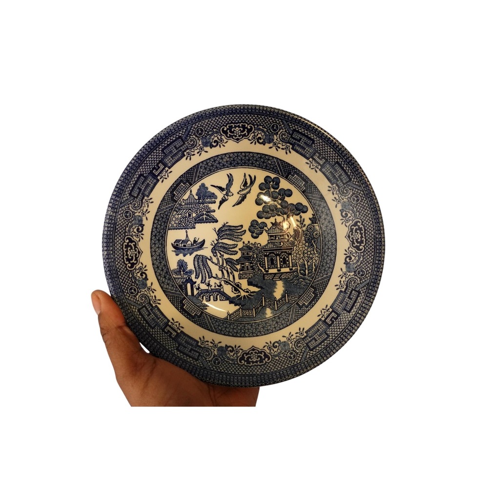 Vintage Churchill England Blue Willow Bowls - Set of 2